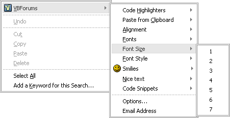 Font Size